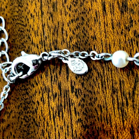 Premier Design bridal collection crystal and pearl multistrand necklace - Picture 7 of 16